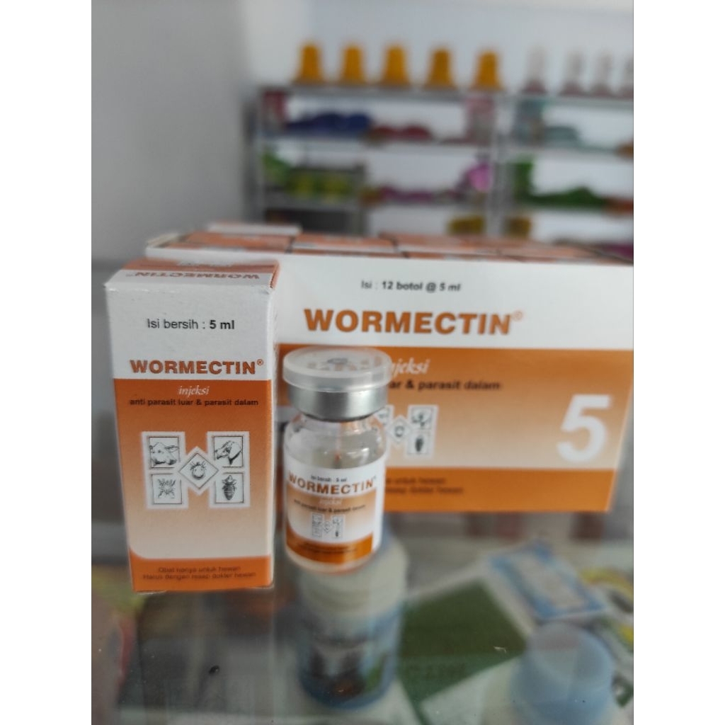 Jual Wormectin Injeksi 5 ml – Obat Anti Parasit Luar & Dalam | Cacing ...
