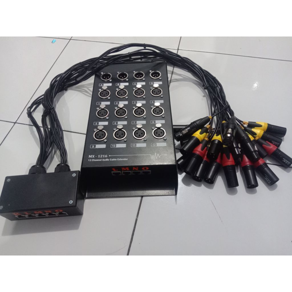 Jual CONVERTER LAN TO XLR || KONVERTER ( KONEKTOR ) CAT SNAKE BOX 12 ...
