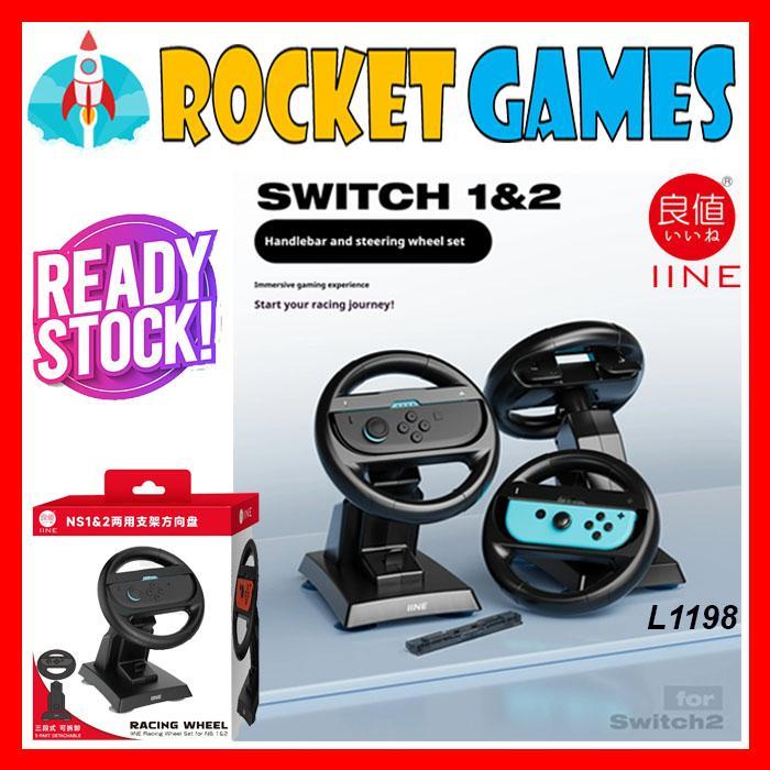 Jual IINE Racing Steering Wheel Stand Set for Nintendo Switch 1 ...