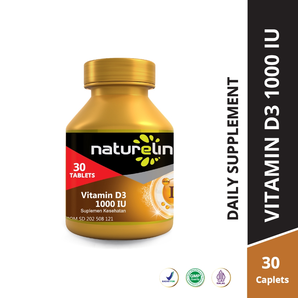 Jual NATURELINE D3 1000IU ISI 30 | Shopee Indonesia