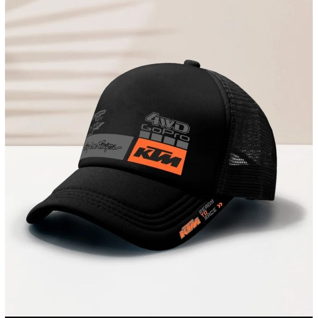 Jual TOPI JARING DUKE KTM RACING | Shopee Indonesia