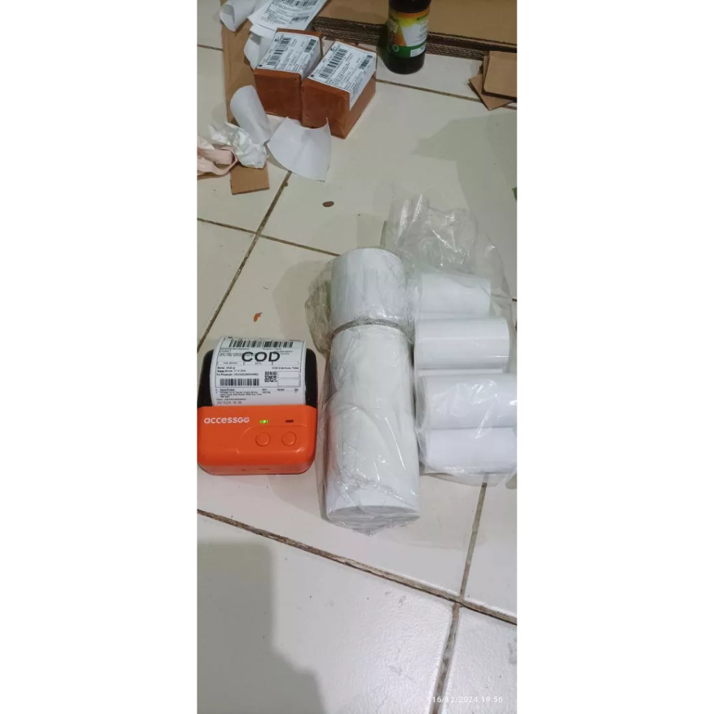 Jual Label Sticker Continuous 80 mm x 10 meter - Ada Gap Samping Mudah ...