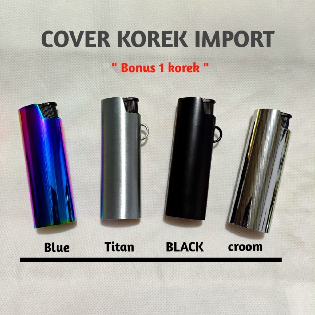 Jual Cover Korek Import / tempat korek bahan aluminium aloy / cover ...