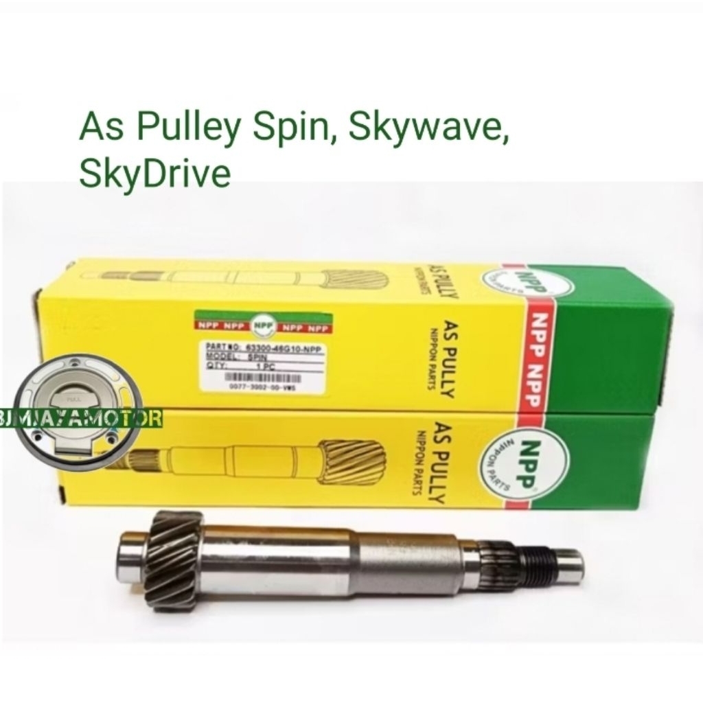 Jual As Pulley/As Puli Spin, SkyDrive, Skywave Original merk NPP ...