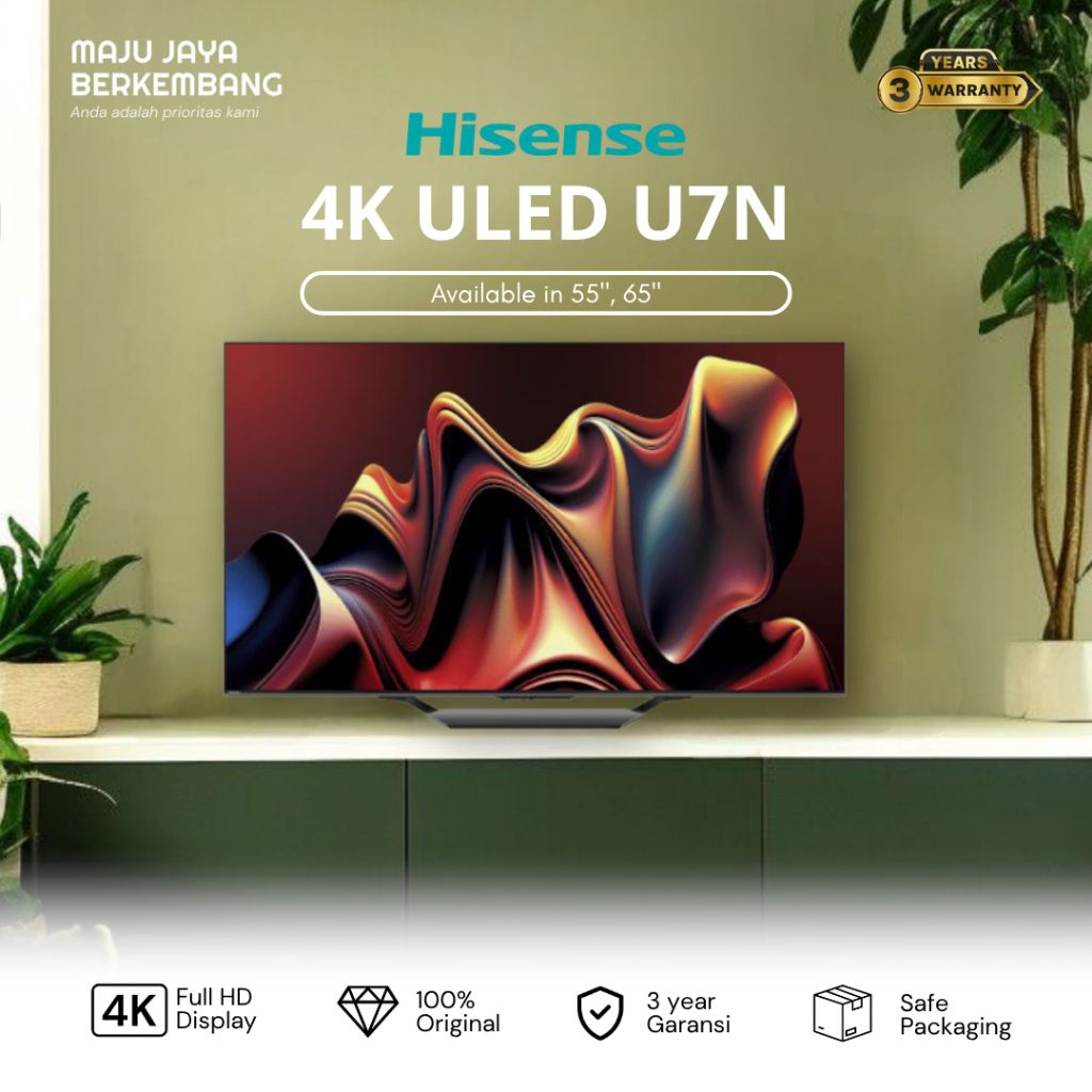Jual HISENSE 55U7N Mini LED Quantum dot ULED The Ultimate Gaming 55 ...
