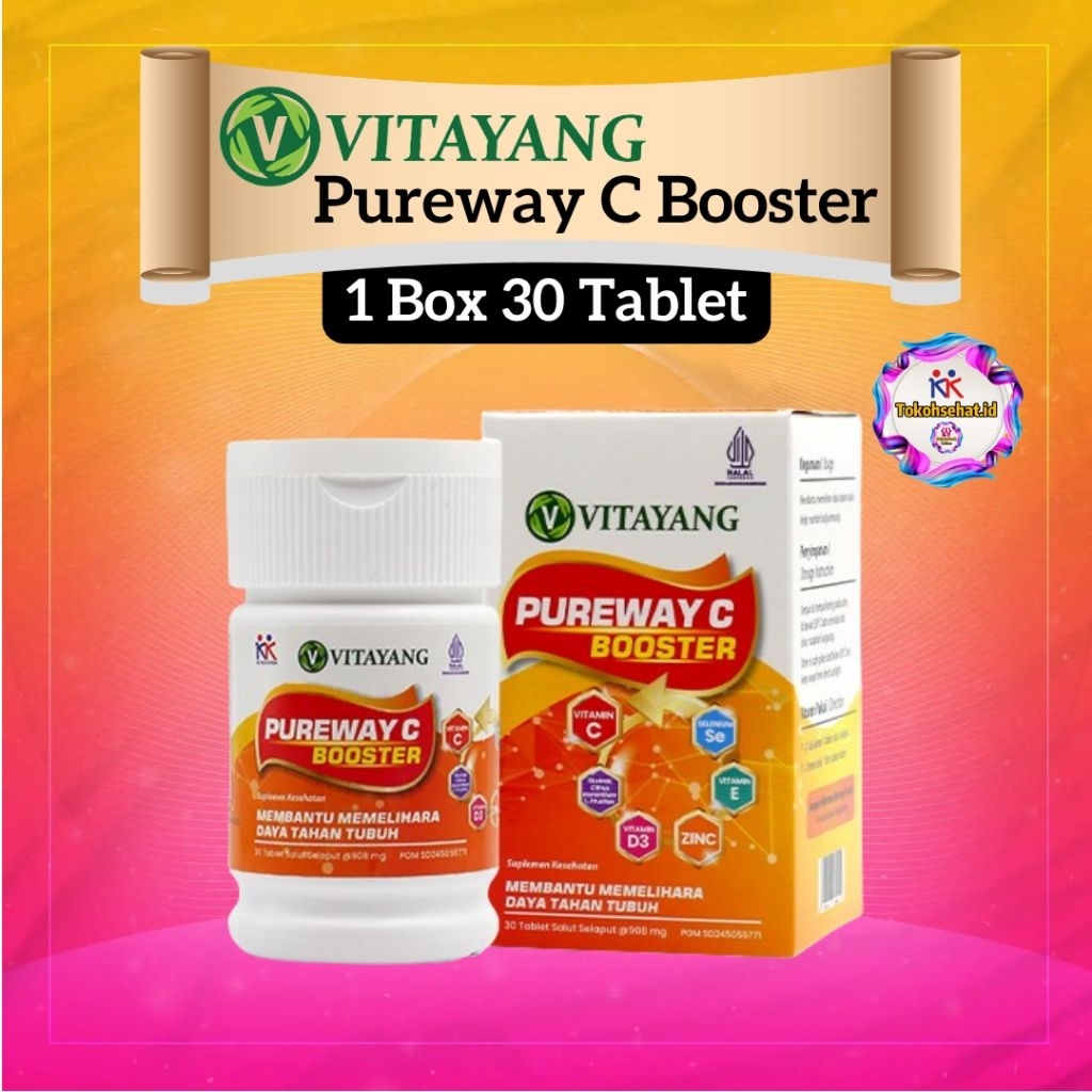 Jual Vitayang Pureway C Booster Vitamin C Generasi Terbaru Aman Di ...