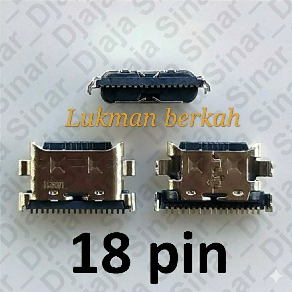 Jual (18 Pin) Konektor Cas for SAMSUNG A20 | A15 | A30 | A40 | A50 ...
