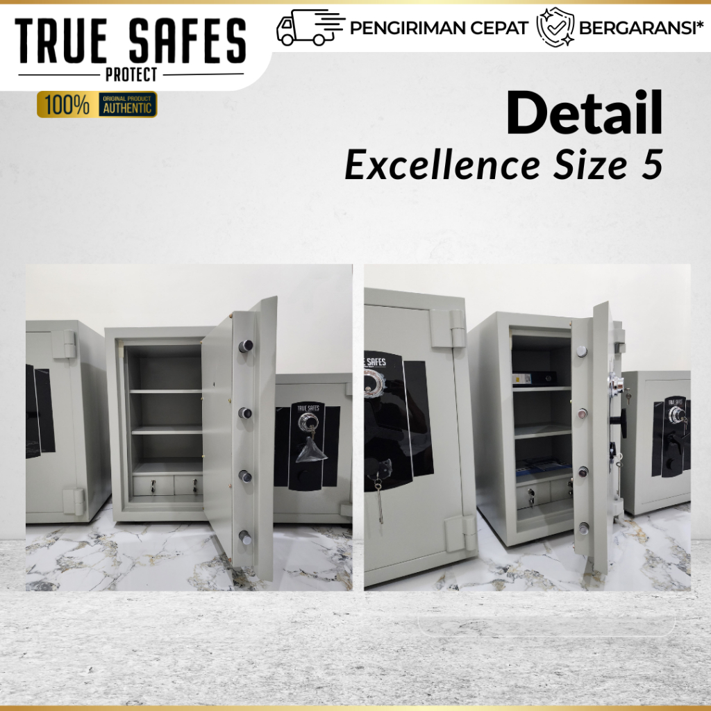 Jual [True Safes] Brankas Excellence Size 5 Safety Box Original Tahan ...