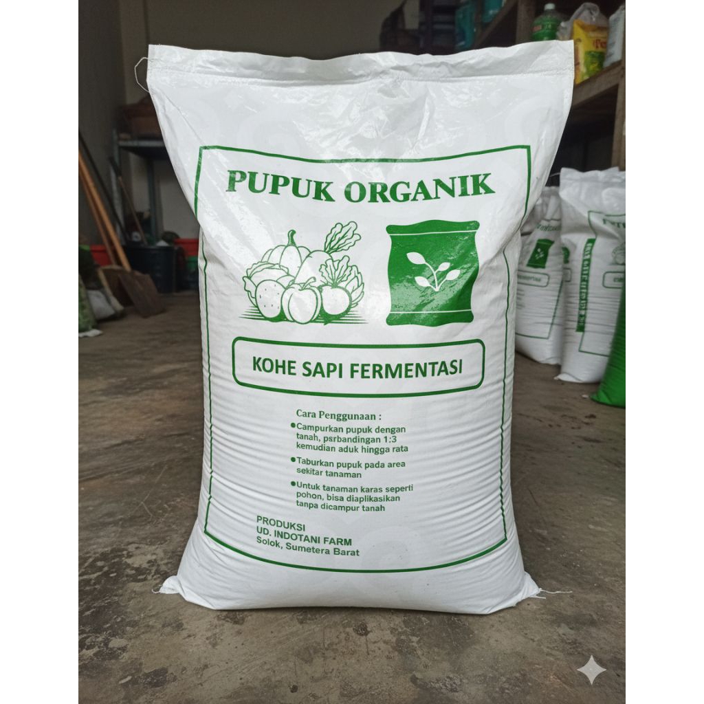 Jual INDOTANI_ Pupuk Organik Kohe Sapi Fermentasi 5 Kg / Pupuk Kompos ...