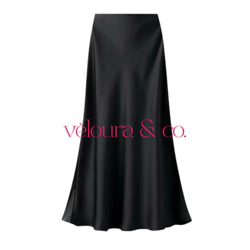 Rok Satin Silk Premium Bahan Lembut Nyaman Dipakai Pinggang Karet