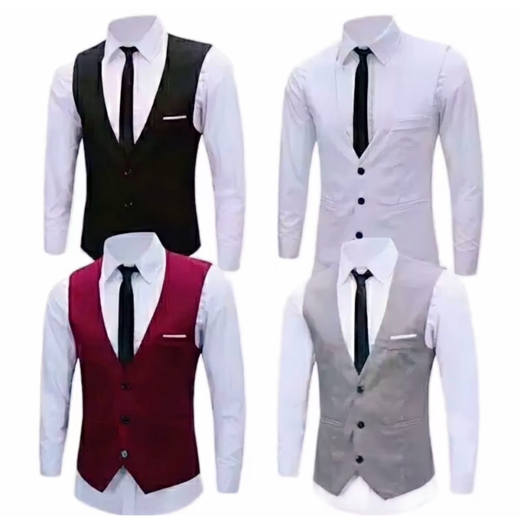 Jual Rompi Jas / Rompi Formal / Rompi Vest Dalaman Pria | Shopee Indonesia