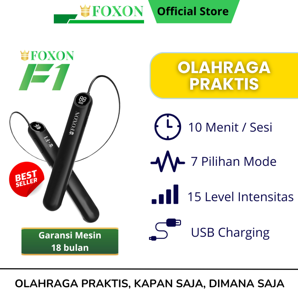 Jual Foxon F1 | Olahraga Pintar dengan Teknologi EMS | Shopee Indonesia