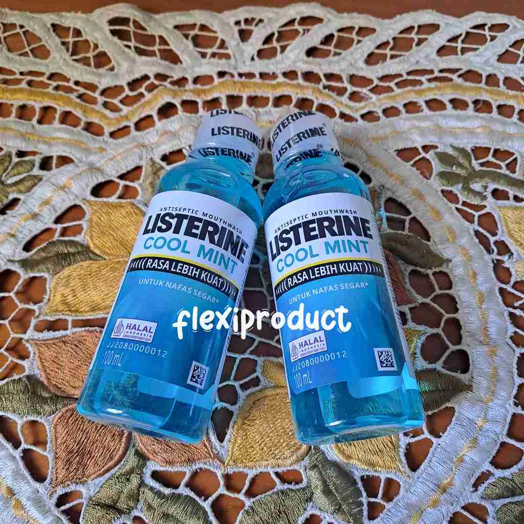 Jual Listerine Cool Mint 100ml Obat Kumur Antiseptik Rasa Segar ...