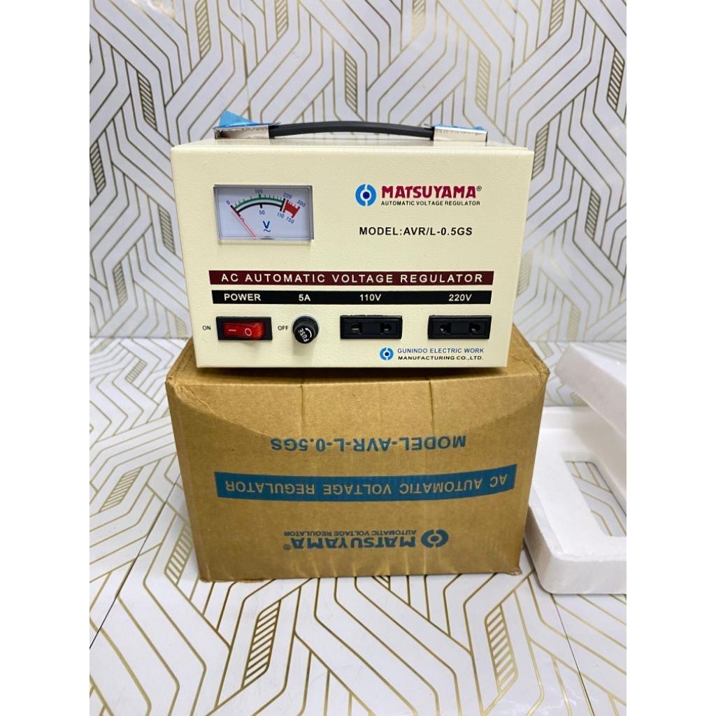 Jual STABILIZER MATSUYAMA K 500 WATT 100-240V BARU MURAH AJA | Shopee ...