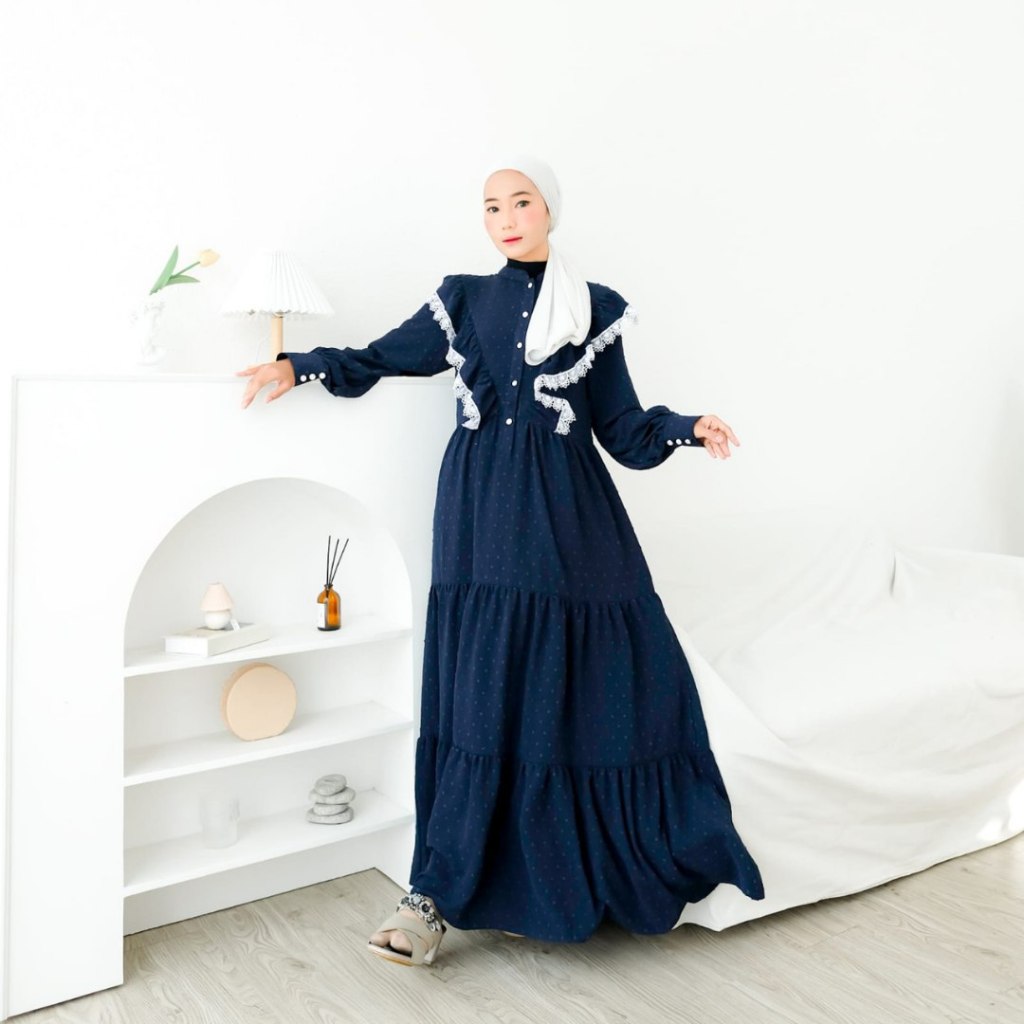 Jual AVC Official Gamis Renda Zalina | Shopee Indonesia