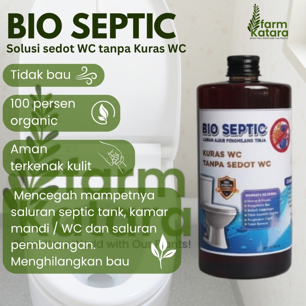 Jual KATARA FARM - Cleanmar Bio Septic Tank Cleaner 500ml Enzyme ...