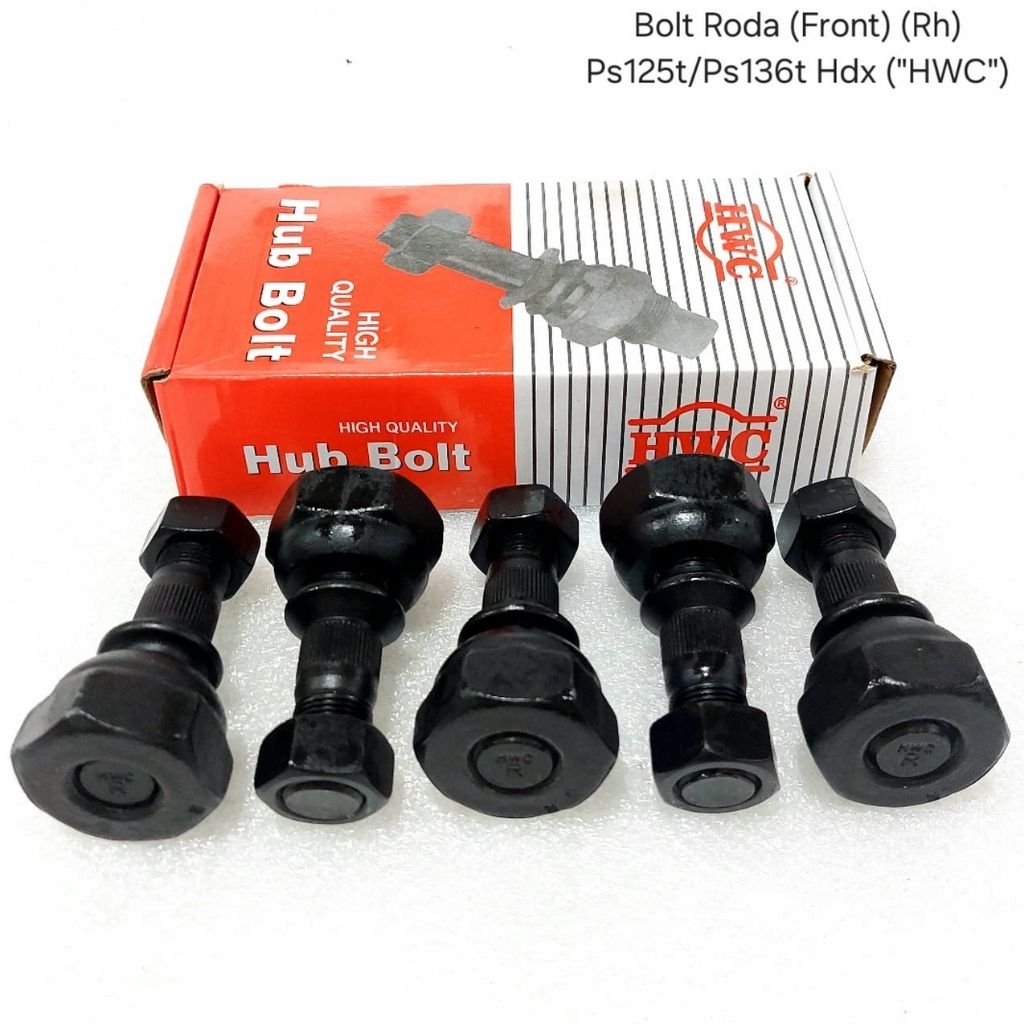 Jual baut roda depan kanan ps125t ps136t hdx original HWC harga per pcs ...
