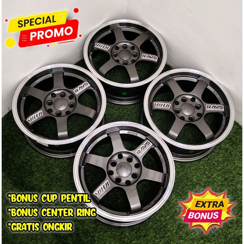 Jual SPECIAL PROMO velg mobil Rays te37 R15 ( baru ) | Shopee Indonesia