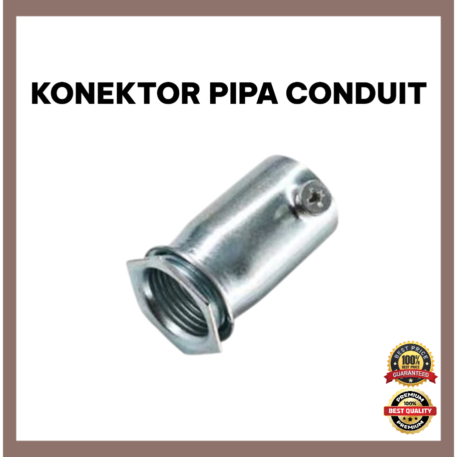 Jual Connector Coupling Conduit (Pipe to Box) | Sambungan Pipa Conduit ...