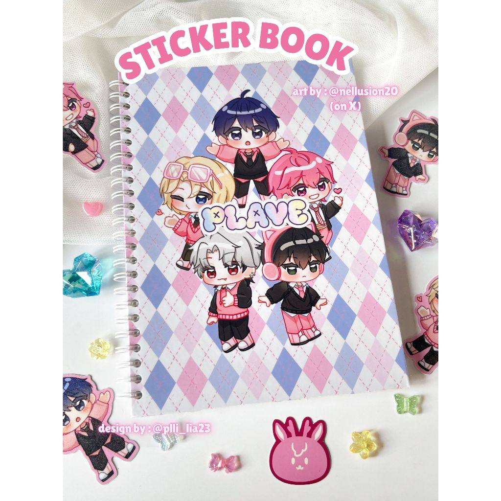 Jual PLAVE Sticker Book Fanmerch SweetHeart Academy vers | Shopee Indonesia