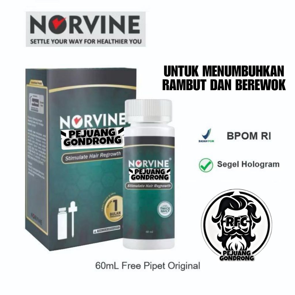 Jual NORVINE MINOXIDIL 5% SUDAH BPOM RI | Shopee Indonesia