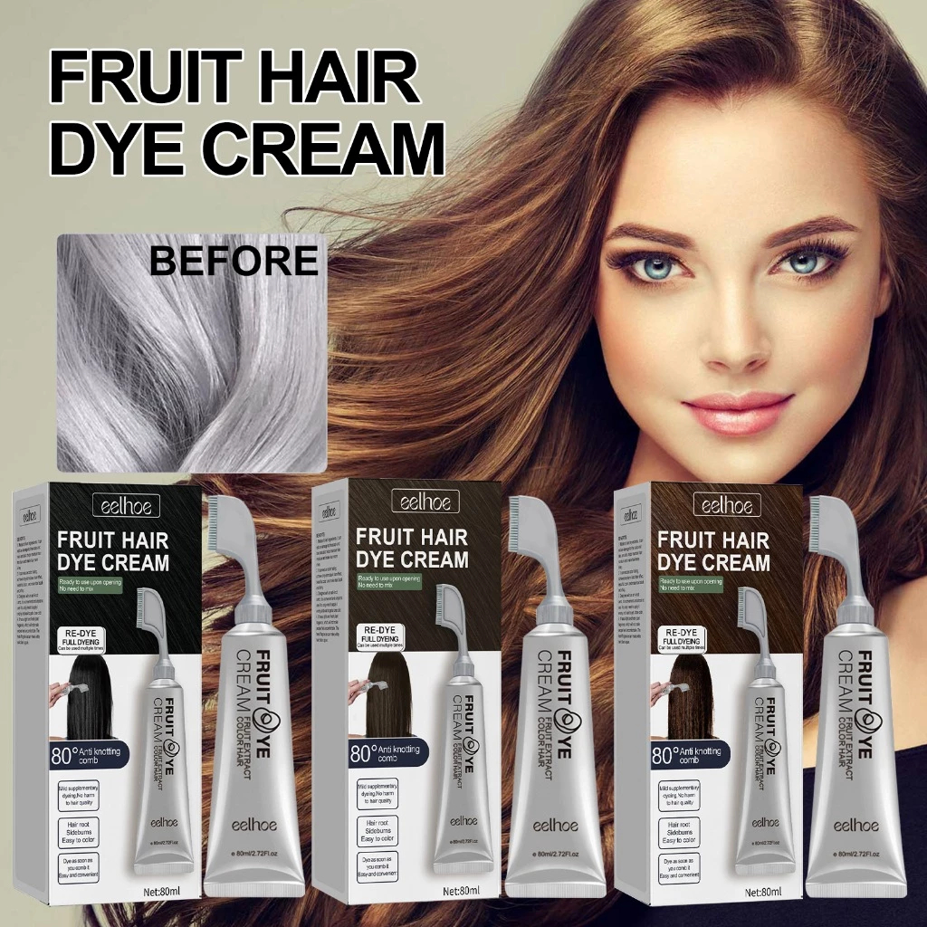 Jual Eelhoe Fruity Hair Color Cream 80ml Cat Rambut Shampoo Warna ...