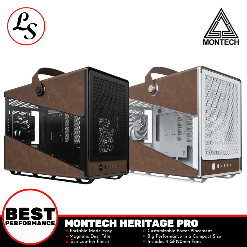 Jual MONTECH CASING Heritage PRO Micro ATX ITX Portable Compact PC Case ...