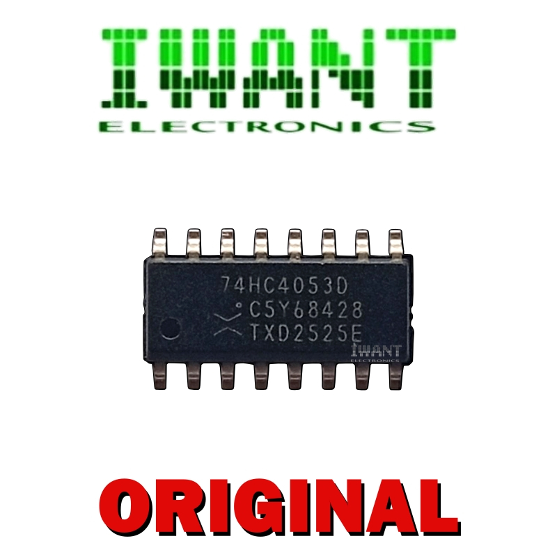 Jual 74HC4053 IC 74HC4053D SMD 16P ORIGINAL HC4053 SMD | Shopee Indonesia