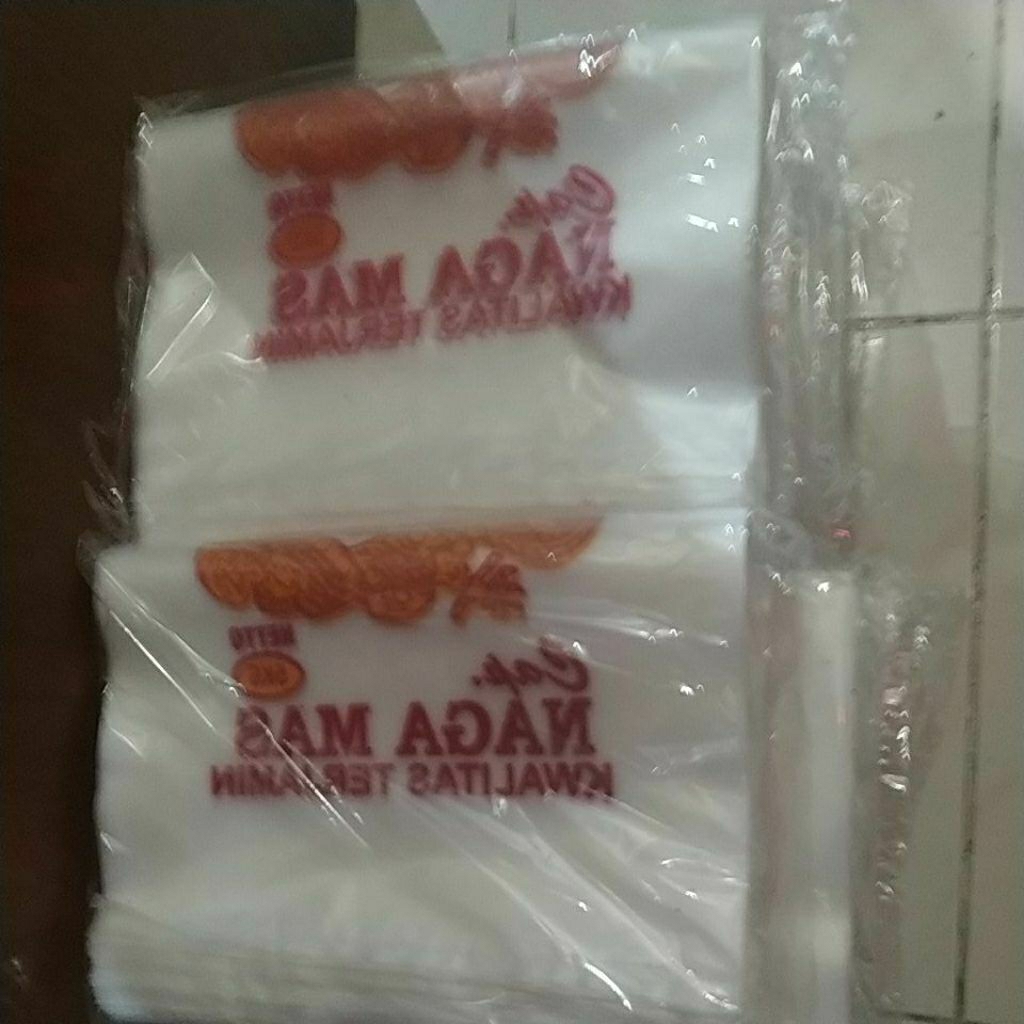 Jual Plastik Beras cap Naga mas 5kg (100 lbr/pak) | Shopee Indonesia
