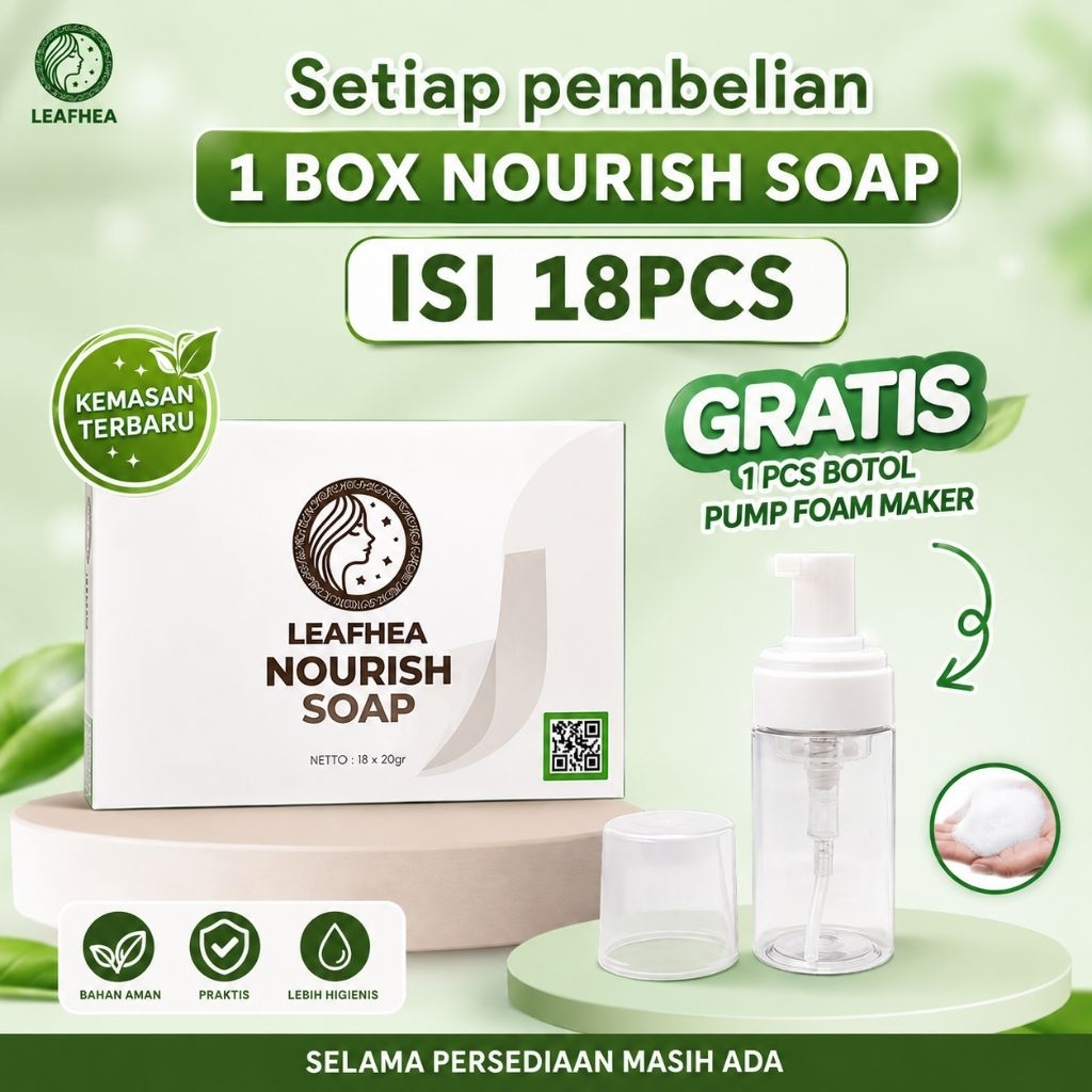 Nourish Soap 1 Box Isi 18 pcs Halal BPOM Sabun Multifungsi