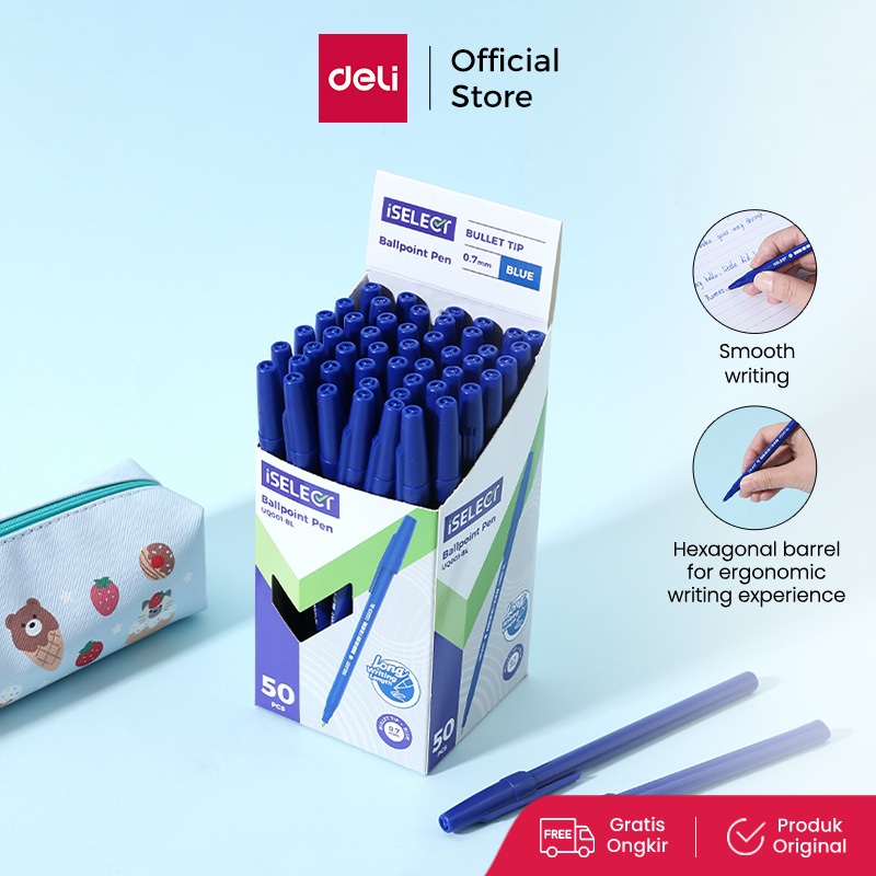 I-Select Bolpen Serbaguna / All Purpose Ballpoint Pen 0.5mm UQ001