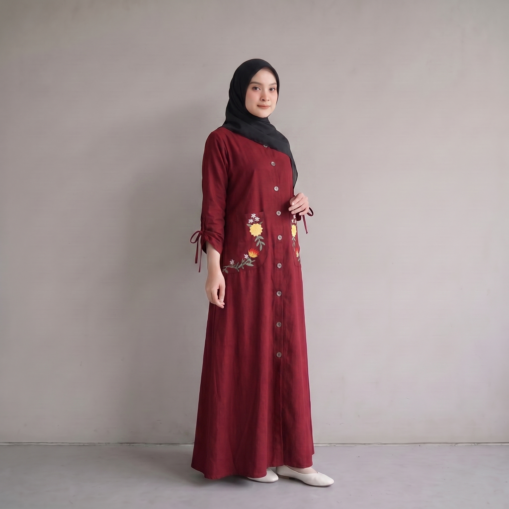 Baju gamis turkey maxyBORDIR