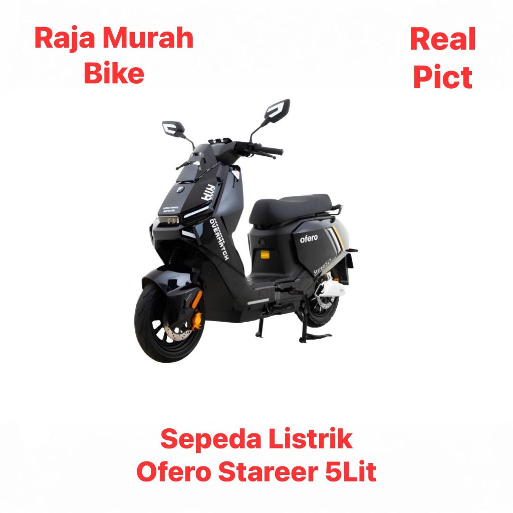 Sepeda Listrik Ofero Stareer 5 Lit Batrai Lithium Ofero Stareer 5 Lith E-Bike  Garansi Resmi