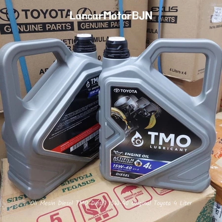 Oli Mesin Diesel TMO Diesel 15W-40 Original Toyota 4 Liter 4L 1 Liter 1L