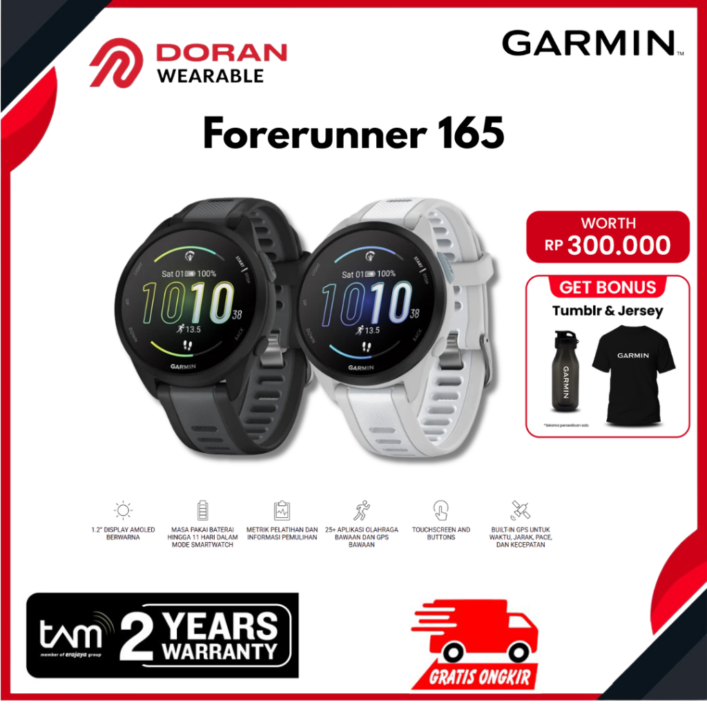 Jual Garmin Forerunner 165 Terlengkap & Harga Terbaru Juli 2026 ...