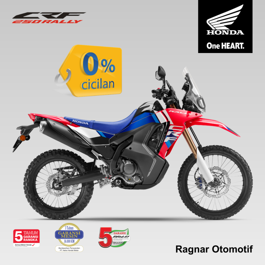 Sepeda Motor Honda CRF 250 Rally Baru New Asli Original Bergaransi Resmi