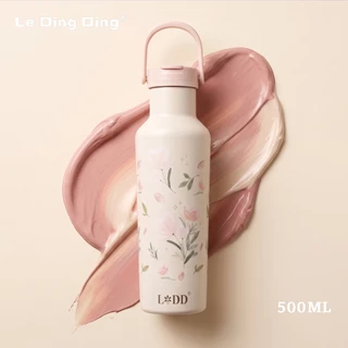 LeDingDing-Tumbler Thermos Stainless SUS316  Botol Air Minum Tahan Panas Dingin Vacuum Flask Termos Tumblr Sport 500ml Tumbler tahan panas dingin  24 jam termos sendok garpu tumbler stainless termos es batu