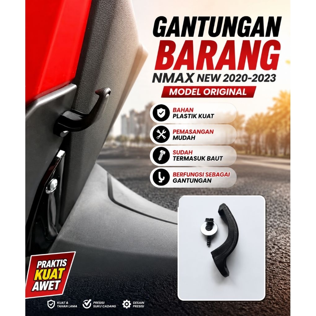 Gantungan cantolan barang Yamaha New Nmax 2020 - 2024 model originall