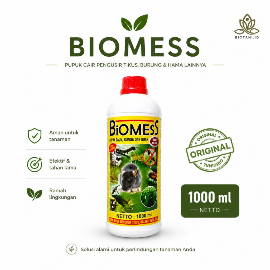 Jual BIOMESS Pengusir Tikus - Pupuk daun, bunga dan buah. Usir Tikus ...