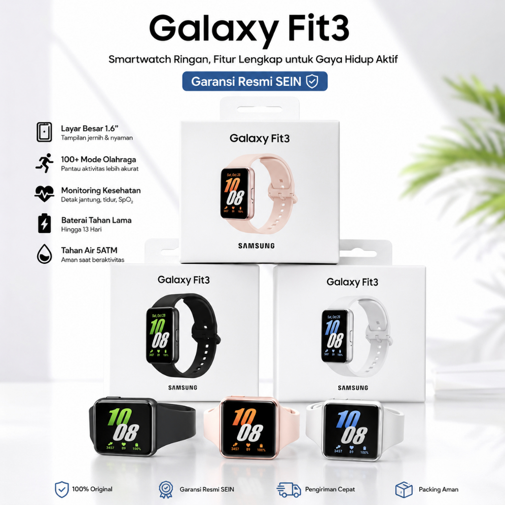 Jual Samsung Galaxy Fit 3 Terlengkap & Harga Terbaru Juli 2026 | Shopee ...