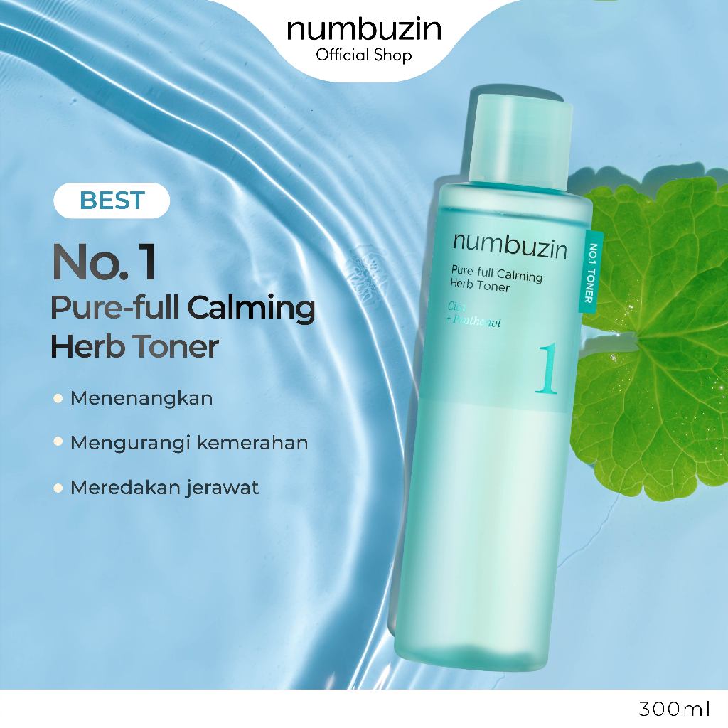 Numbuzin No. 1 Pure-full Calming Herb Toner 300ml