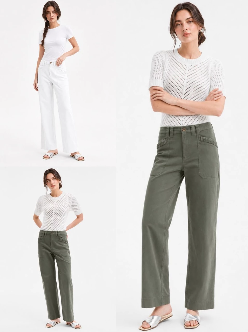 Celana Panjang Wanita ONT Women's Braided-Trim Cargo Pants - 3021