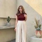 Lavie Pants Kulot Wide Leg Celana Kulot Palazzo Highwaist Celana Panjang Wanita Highwaist - foto 1