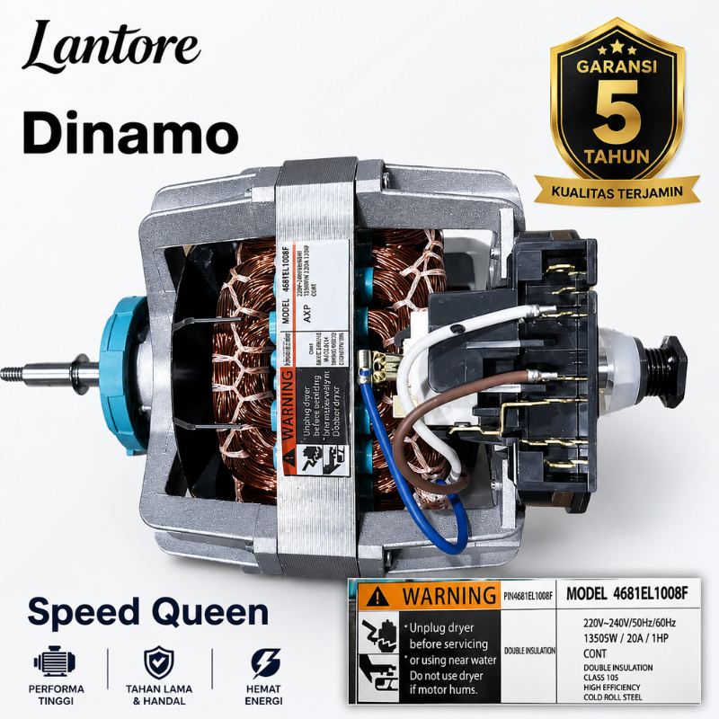 Jual COD Dinamo alternatif untuk mesin dryer Speed Queen unimac Ipso ...