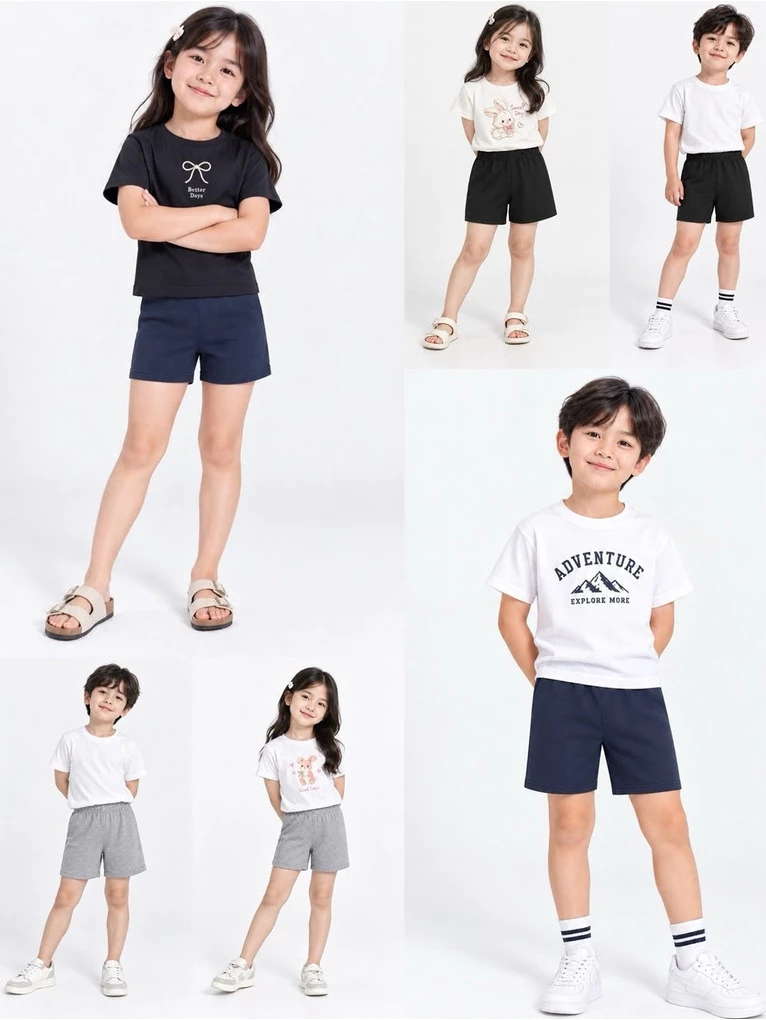 Celana Pendek Anak GP Kids Cotton Basic Pull-On Shorts - 3317