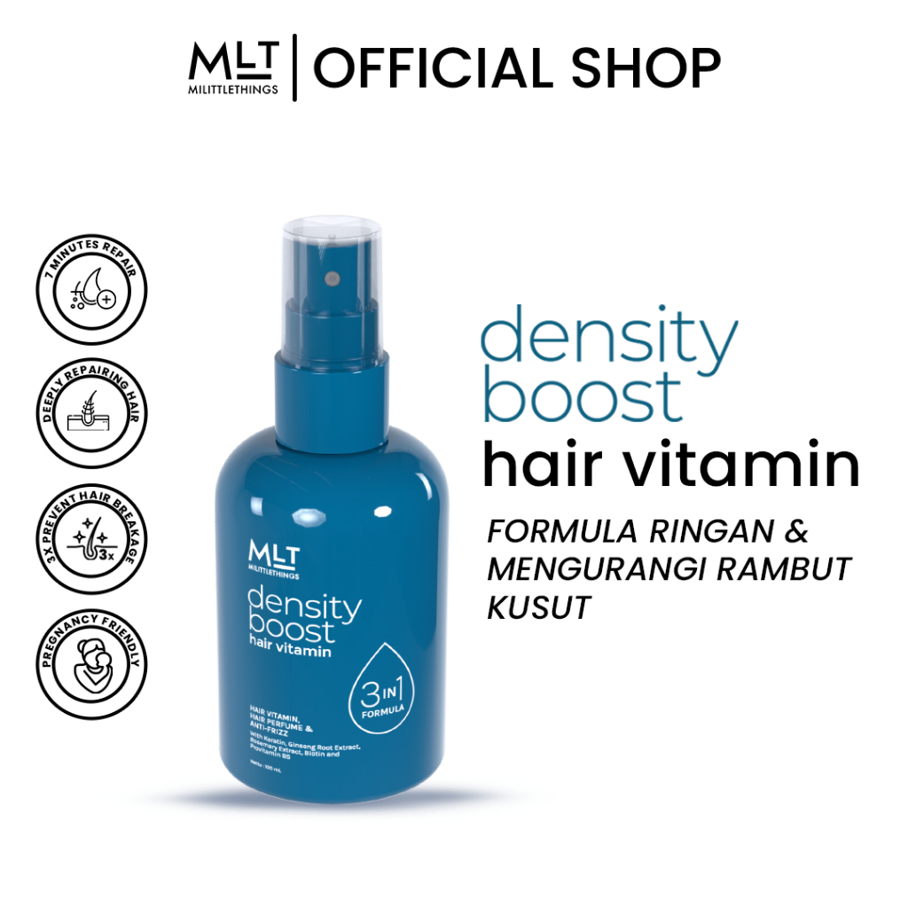 Milittle Things Density Boost Hair Vitamin - MLT Vitamin Rambut Natural