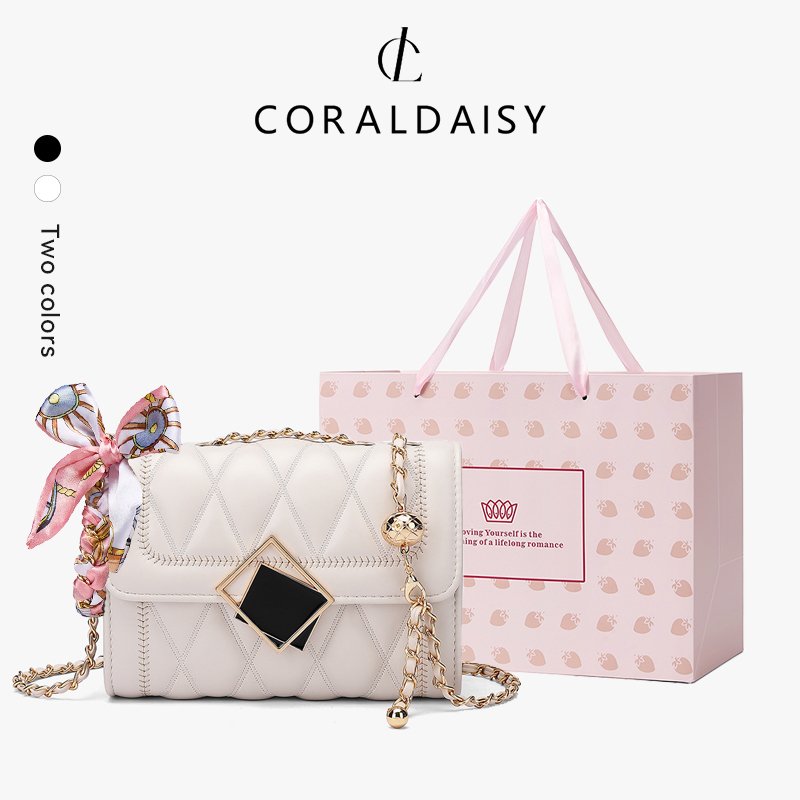 CORALDAISY Tas Wanita 2026 Terbaru Tas Selempang Shoulder Bag Fashion sling bag Rantai bag