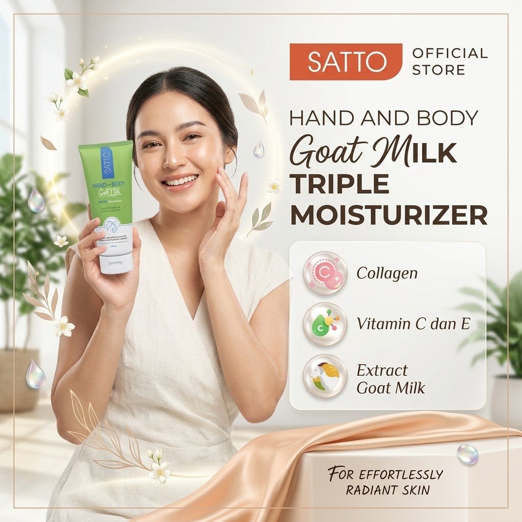 Satto Goat Milk Body Lotion 200g foto 1