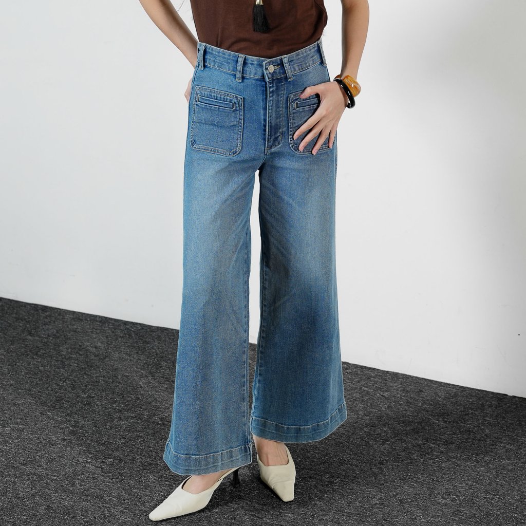 Jual This Is April Spade Pants Celana Panjang Wanita Smart Casual Denim ...