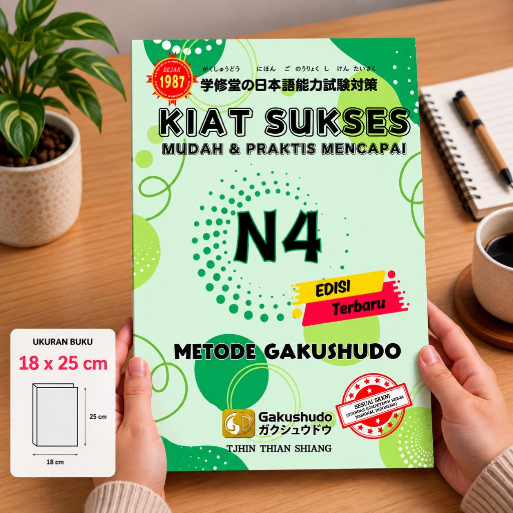 Jual Kiat Sukses Mudah & Praktis Mencapai N4 Edisi Terbaru Metode